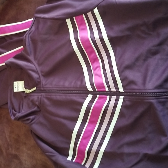 *NWT* K. Jordan Women's Striped Track Set - Picture 7 of 9